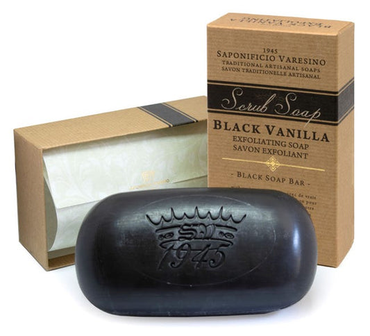 Black Vanilla Scrub Soap - 300gr