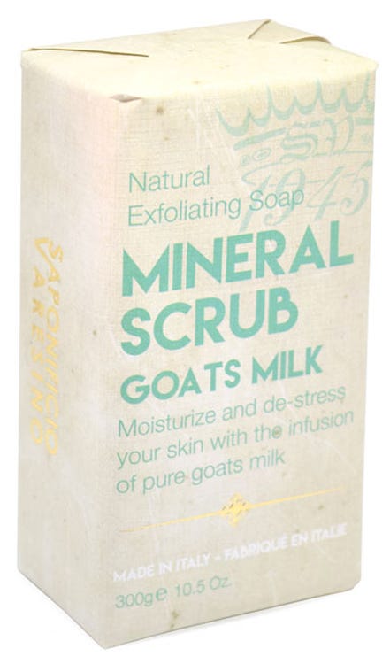 Mineral Scrub Goats Milk Sapone Incartato 300g