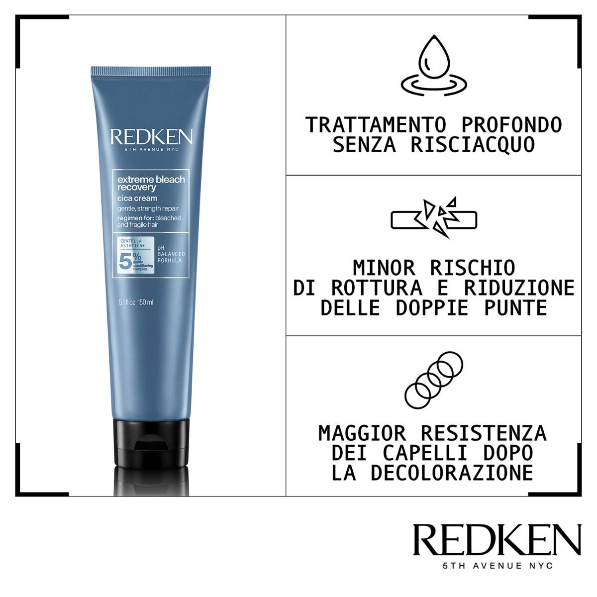 Extreme Bleach Recovery Cica Cream 150ml