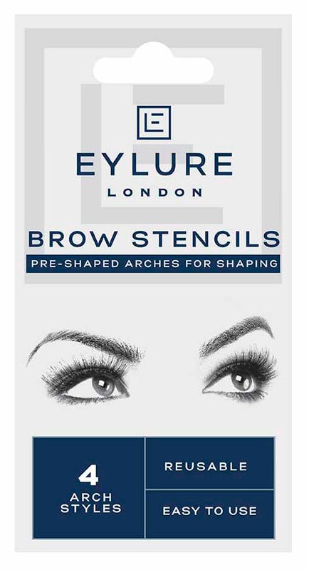 Eylure London Stencil Modelli Per Sopracciglia 4 Pezzi