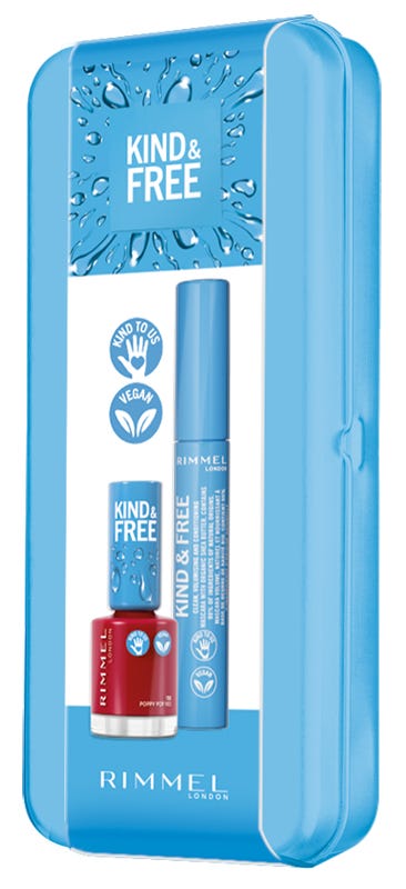 Cofanetto Kind&Free Mascara Black 7ml + Smalto Poppy Pop Red 8ml