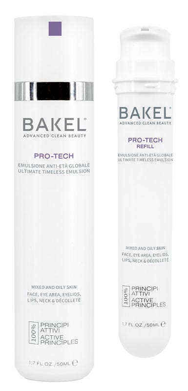 Bakel Pro-Tech Case&Refil Emulsione Anti-età Globale Per Pelle Da Mista A Oleosa 50ml