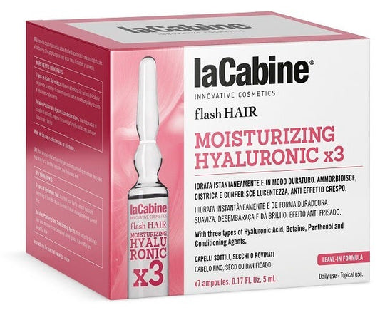 LaCabine Moisturizing Hyaluronic x3 Anti-Crespo Capelli 7 Fiale