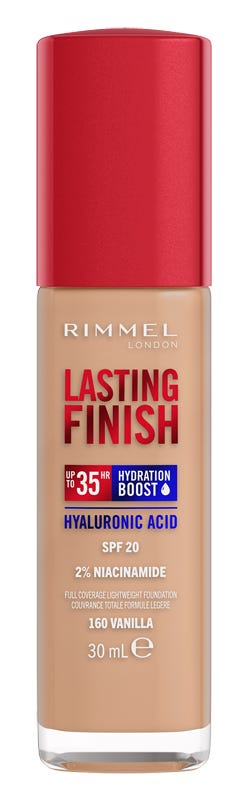 Rimmel Fondotinta Lasting Finish 35h Con Acido Ialuronico 160 Vanilla 30ml