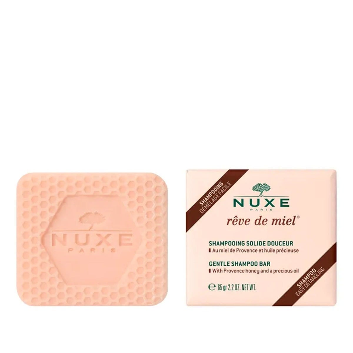 Nuxe Reve De Miel Shampoo Solido Delicato Al Miele 65 gr