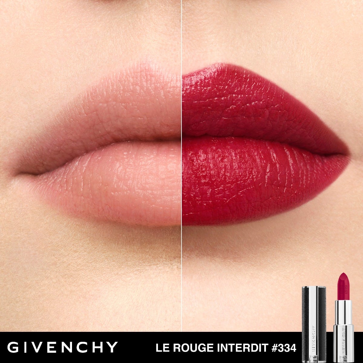 Le Rouge Interdit Intense Silk - 334 Grenat Volontaire