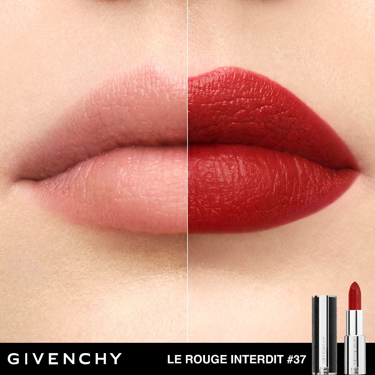 Le Rouge Interdit Intense Silk - 37 Rouge Grainé