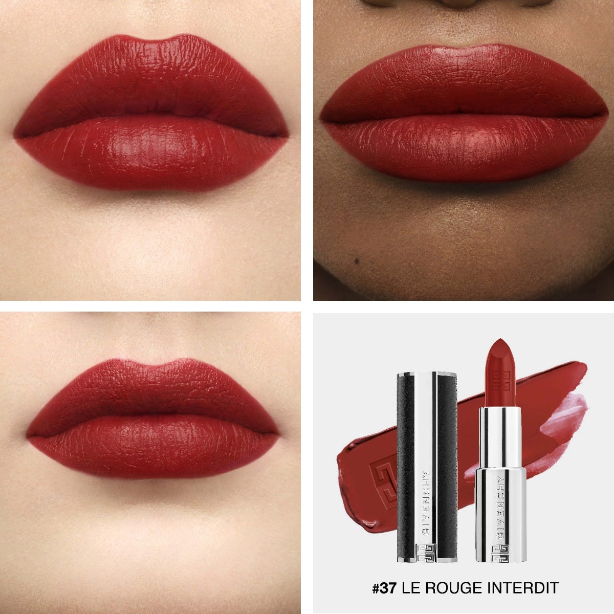 Le Rouge Interdit Intense Silk - 37 Rouge Grainé
