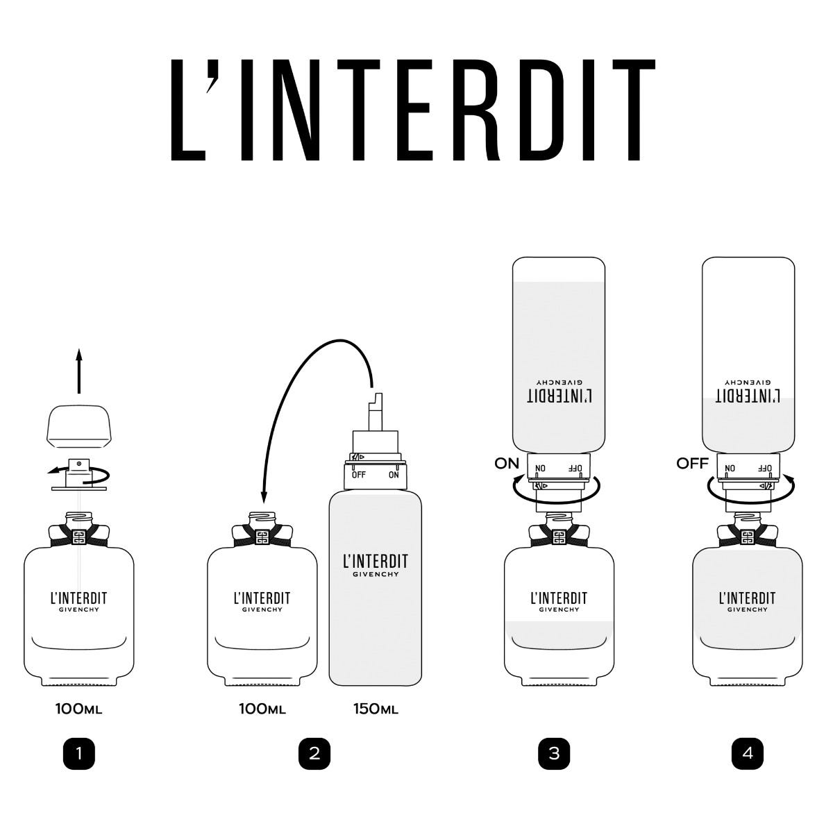 L'INTERDIT Ricarica 150 ml