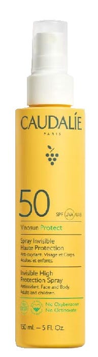 Caudalie Vinosun Protect Spray Invisibile ad Alta Protezione SPF50 150ml