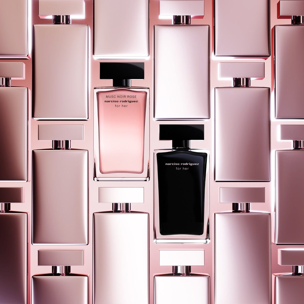 For Her Musc Noir Rose - edp50ml+Body Lotion 50ml + Shower Gel 50ml