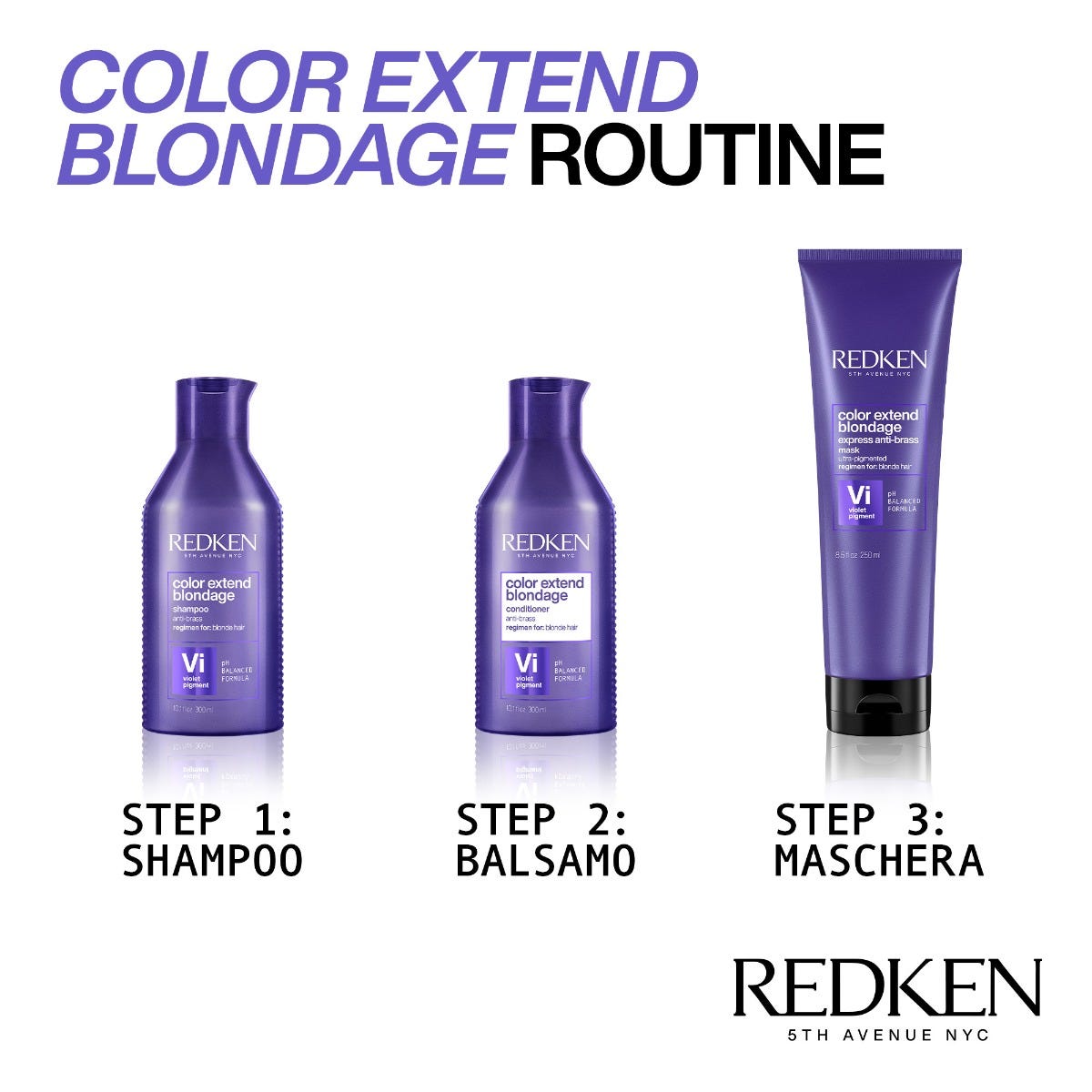 Redken Color Extend Blondage Shampoo per capelli biondi 300ml