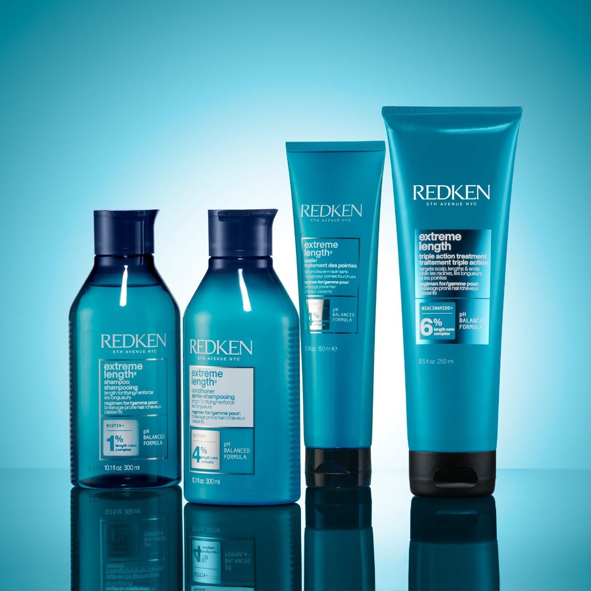 Redken Extreme Length Shampoo per capelli indeboliti 300ml
