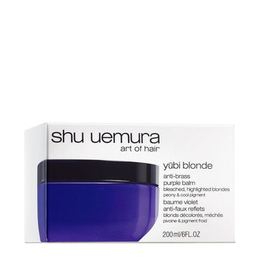 shu uemura yubi blonde anti brass purple balm 200ml