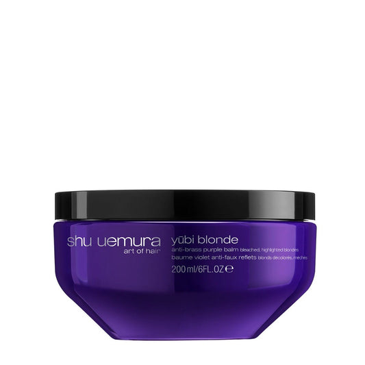 shu uemura yubi blonde anti brass purple balm 200ml