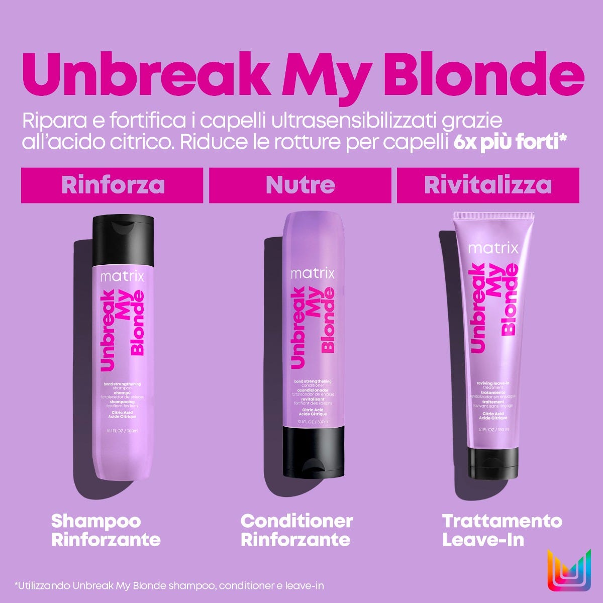 Matrix Total Results Unbreak My Blonde Shampoo - per capelli biondi - 300ml