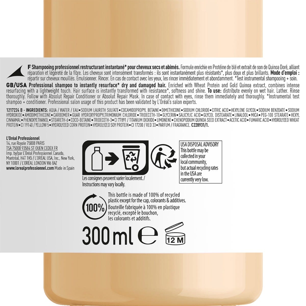 Serie Expert Absolut Repair Shampoo