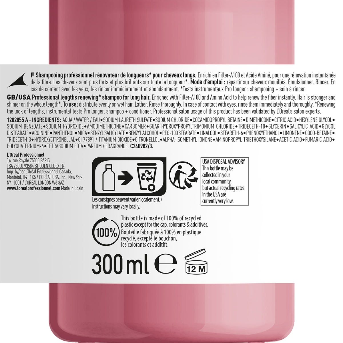 Serie Expert Pro Longer Shampoo