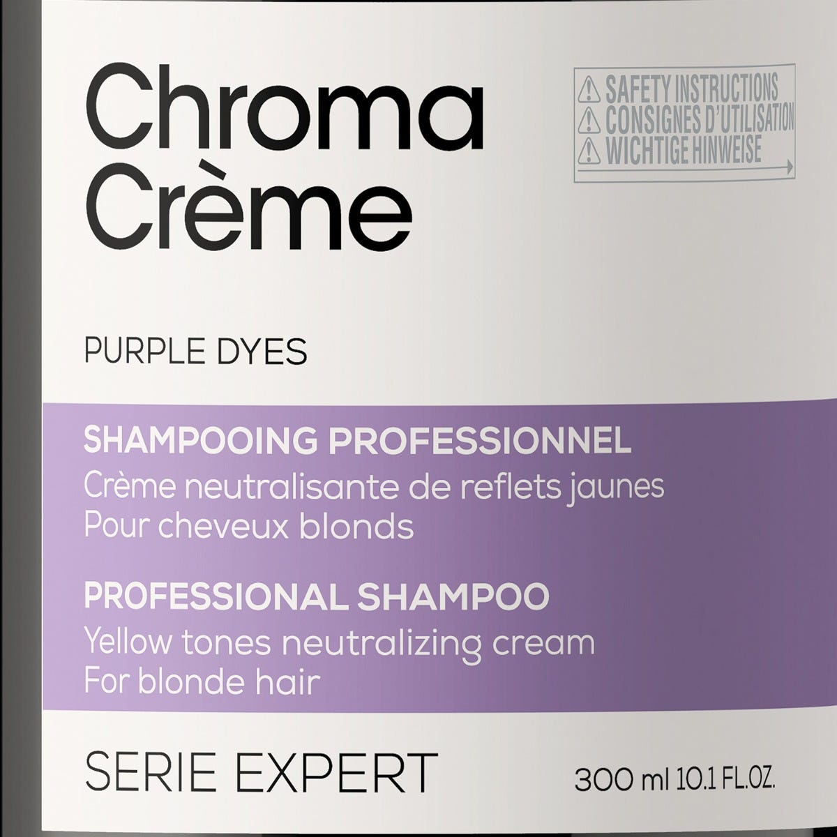 Chroma Creme - Shampoo Viola per i capelli biondi a biondi platino 300ml