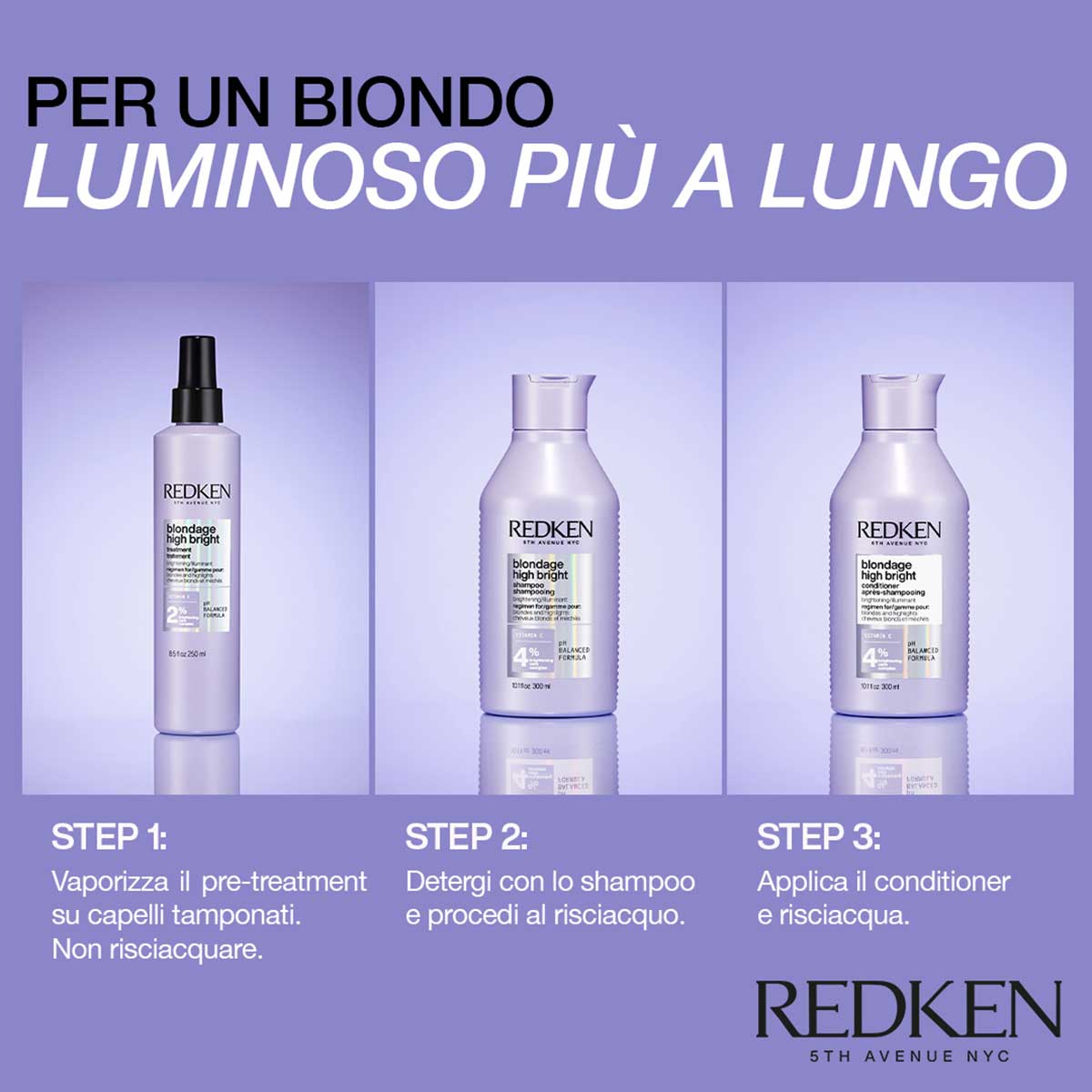 Blondage High Bright Shampoo 300ml