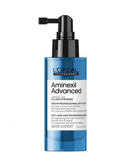 Aminexil Advanced Siero Fuller & Stronger diminuisce la caduta e rinforza i capelli