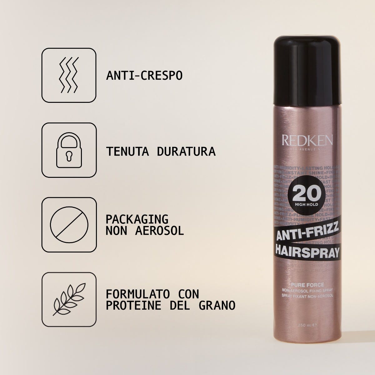 Redken Anti-Frizz Hairspray 250ml