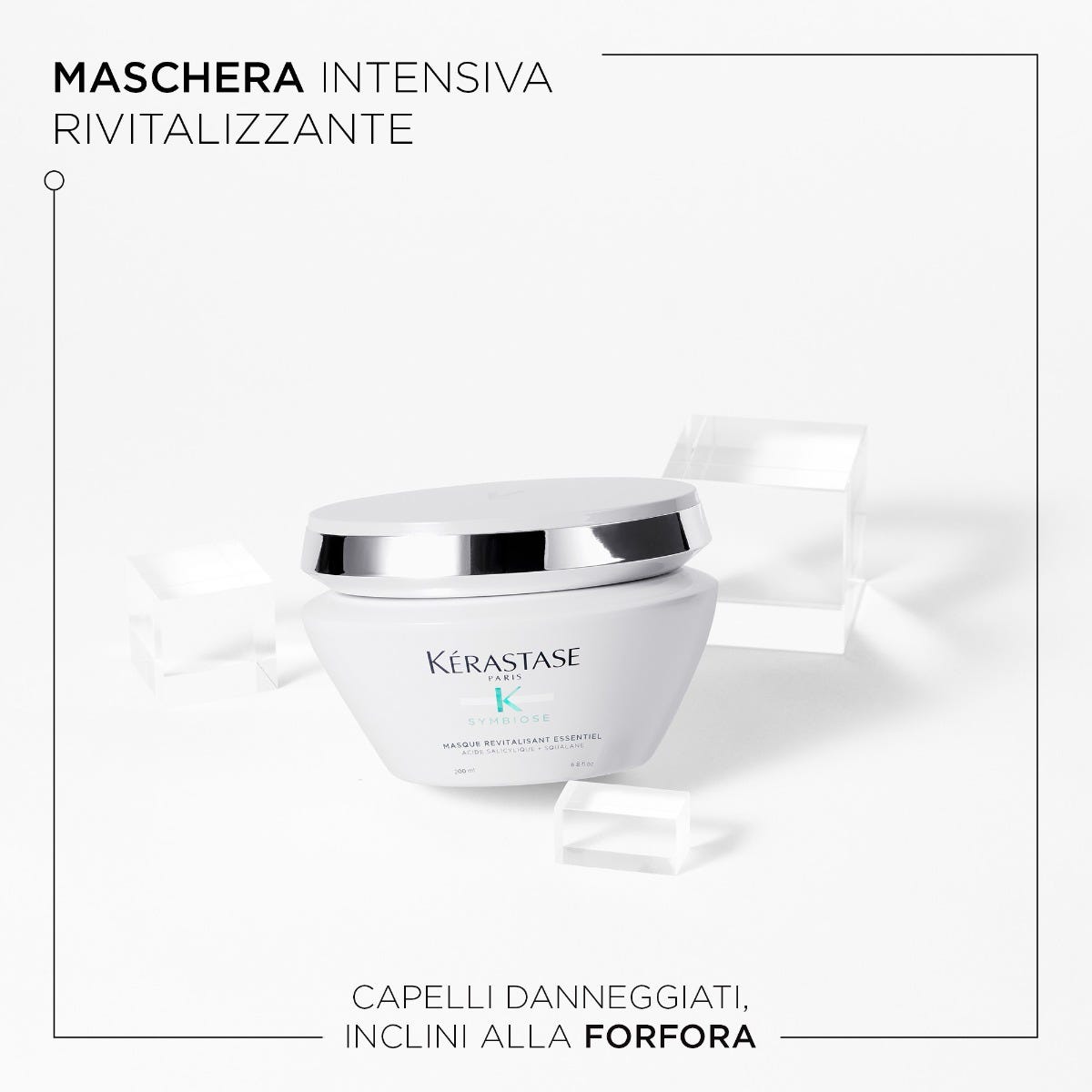 Kérastase Paris Symbiose Masque Revitalisant Essentiel maschera per capelli danneggiati 200ml