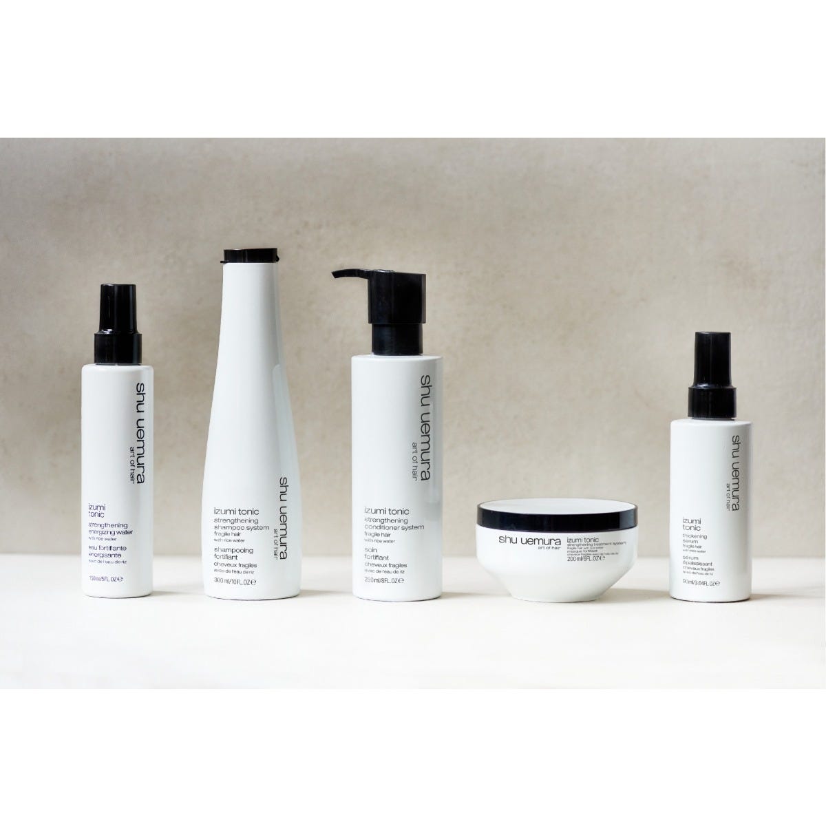 shu uemura art of hair izumi tonic balsamo rinforzante per capelli fragili 250ml