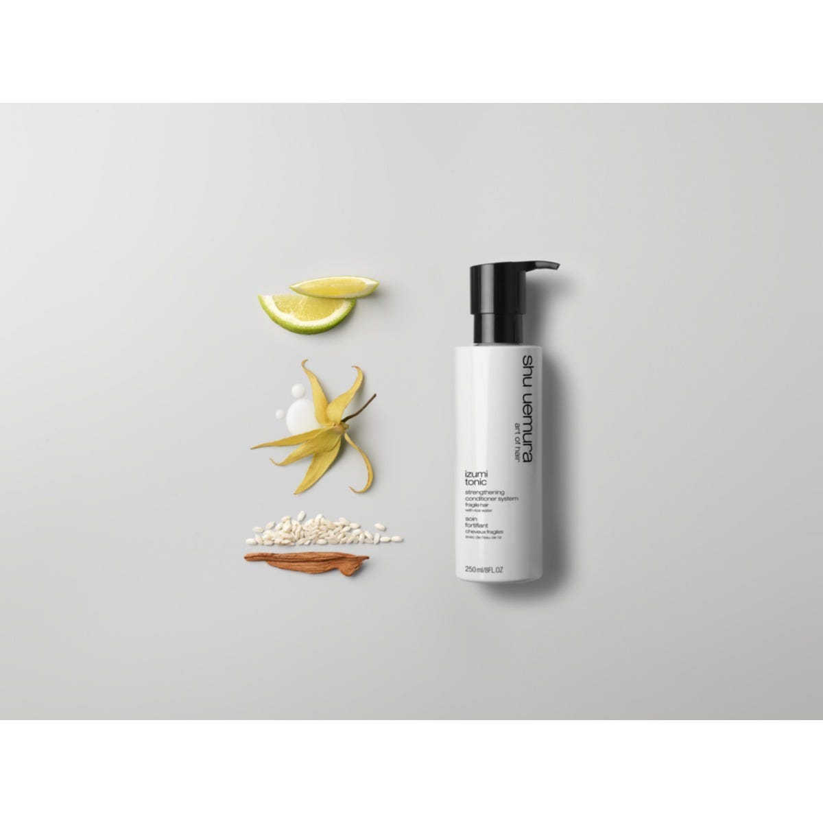 shu uemura art of hair izumi tonic balsamo rinforzante per capelli fragili 250ml