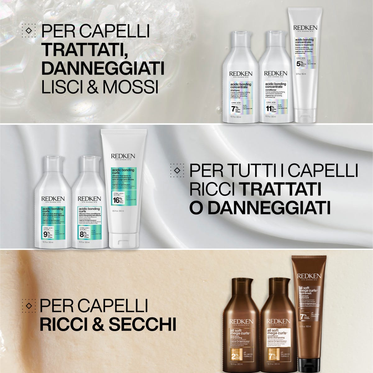 Redken Acidic Bonding Curls Trattamento Leave-In per ricci danneggiati 250ml