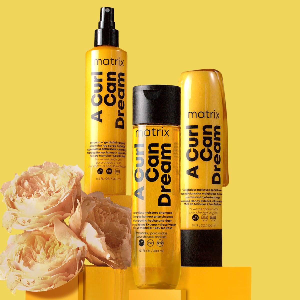 A Curl Can Dream Scrunch N' Go Defining Spray per capelli mossi