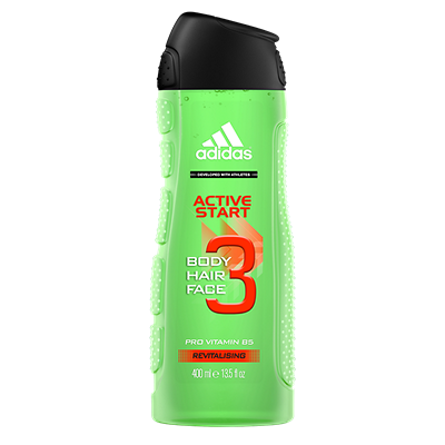 Adidas Active Start 3In1 Body, Hair And Face Shower Gel For Him