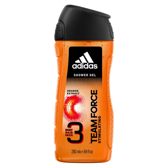 Adidas Team Force 3In1 Body, Hair And Face Shower Gel For Him 250 ml