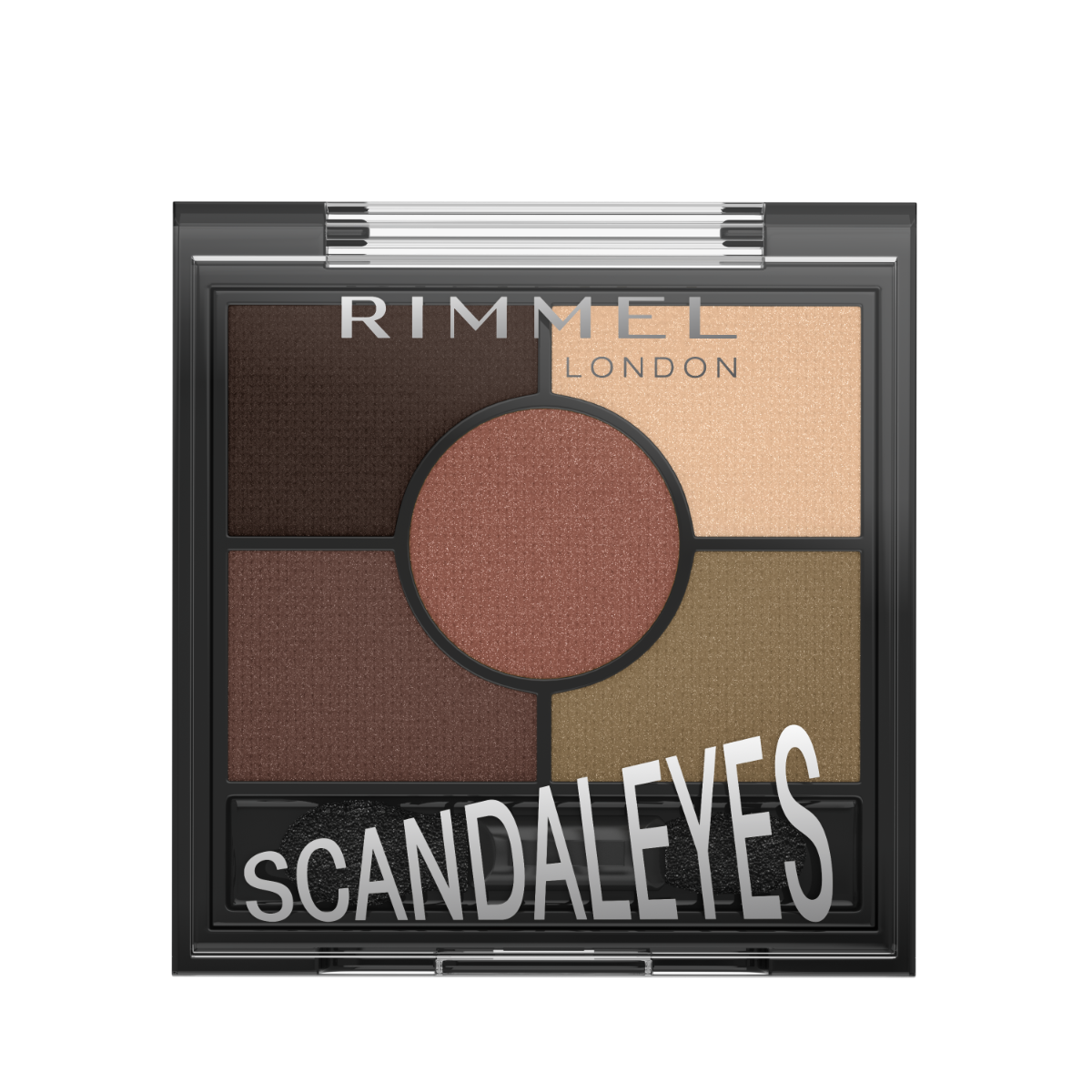 Rimmel London Scandaleyes 5 Pan Palette Eyeshadow - 002 Brixton Brown