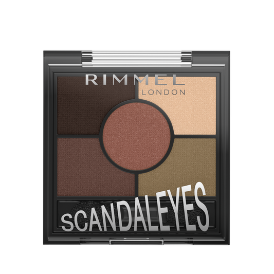 Rimmel London Scandaleyes 5 Pan Palette Eyeshadow - 002 Brixton Brown