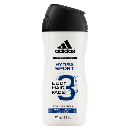 Adidas Hydra Sport 3In1 Body, Hair And Face Shower Gel For Him 250 ml