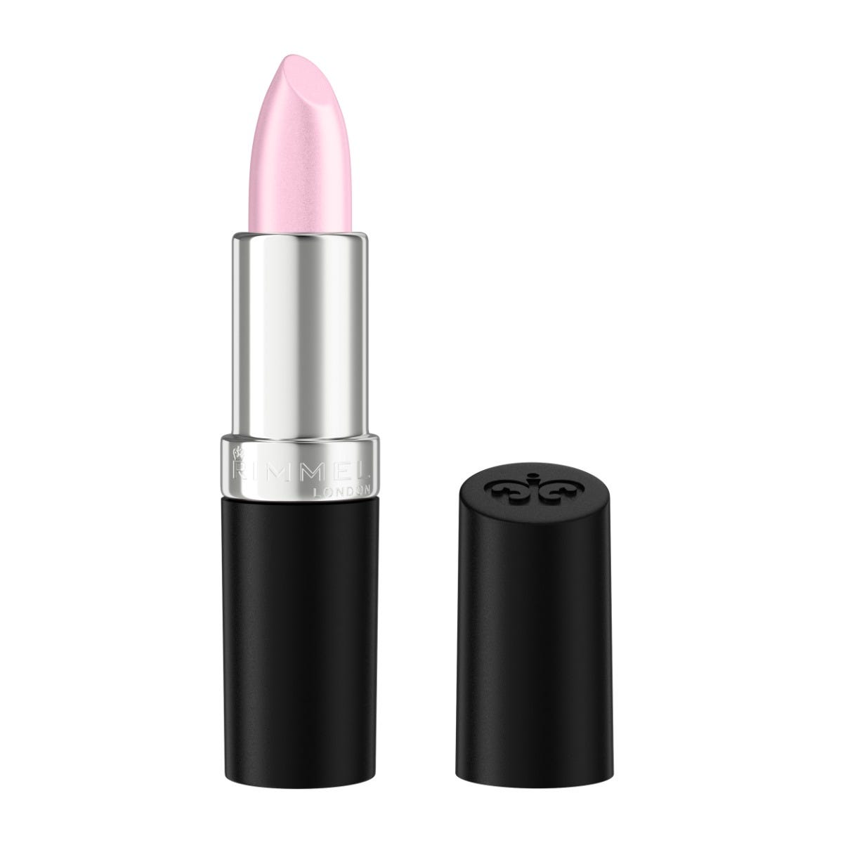Rimmel Lasting Finish, 002 Candy, Rossetto Satinato, Lunga Durata, Finish Satinato, Ricco Colore, Idratante, Formula Vegana, 4g