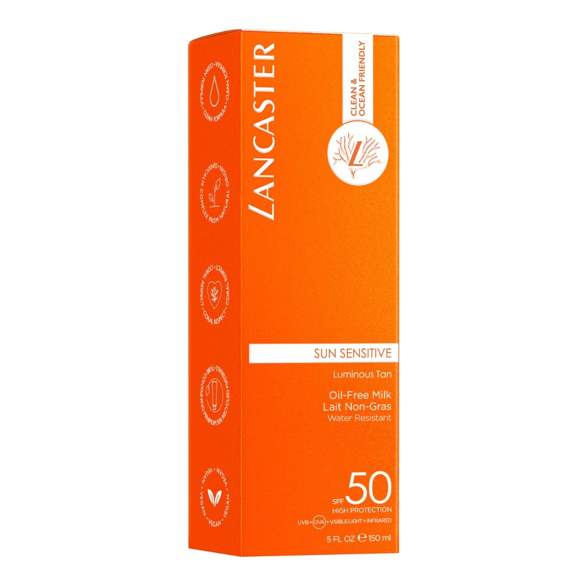 Sun Sensitive Luminous Tan Oil-Free Milk SPF50 150ml