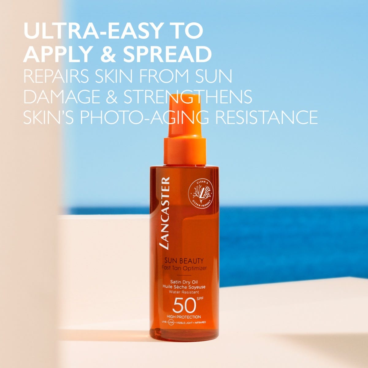 Sun Beauty Fast Tan Optimizer Satin Dry Oil SPF 30 - 150ml