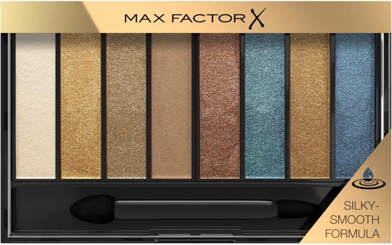 Max Factor Nude Eyeshadow Palette, 8 Ombretti Modulabili, Peacock Nude