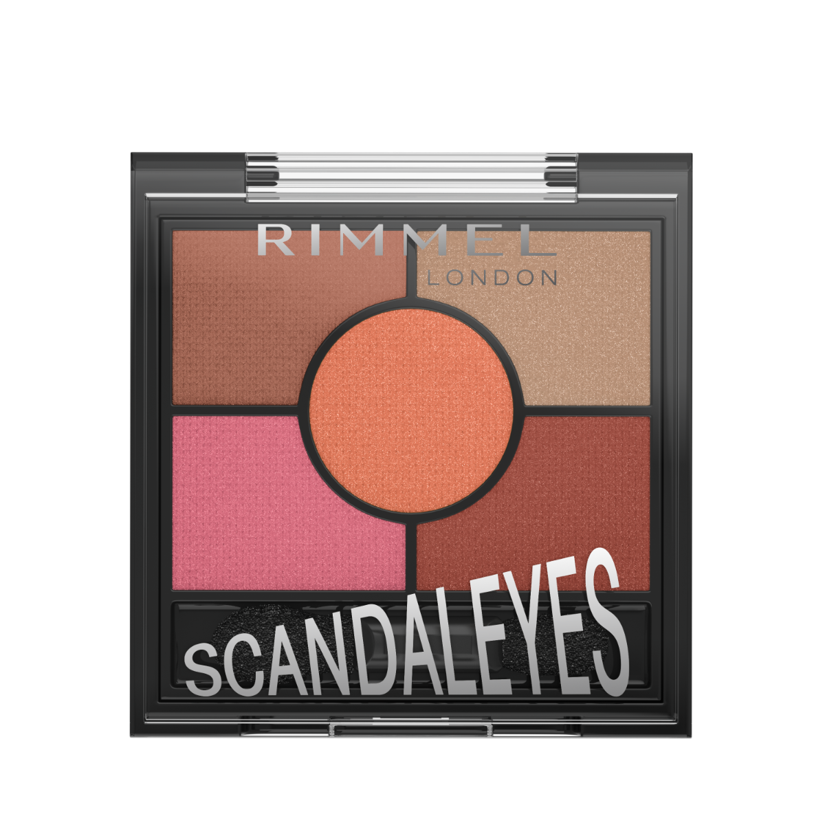 Rimmel London Scandaleyes 5 Pan Palette Eyeshadow - 004 Burgundy Pink