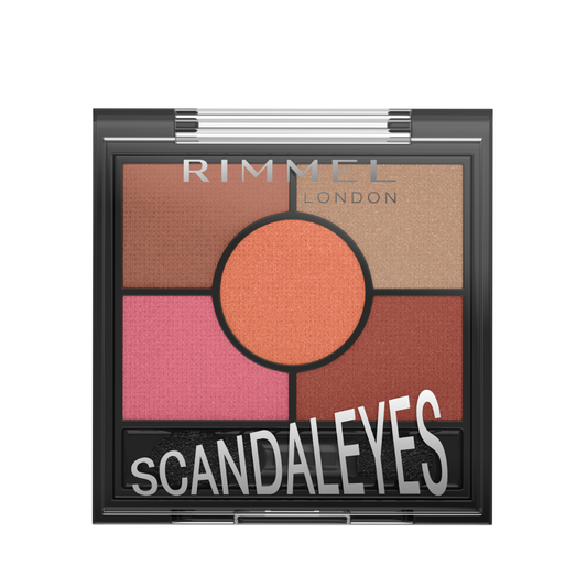 Rimmel London Scandaleyes 5 Pan Palette Eyeshadow - 004 Burgundy Pink