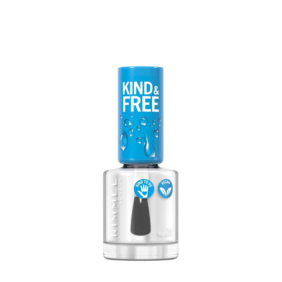 Rimmel Kind & Free Smalto Top Coat Formula A Base Naturale 8ml