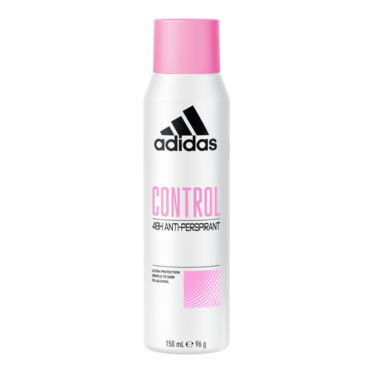 Adidas, Control Deodorante Spray Anti-traspirante Donna, 48 Ore di Protezione, 150ml