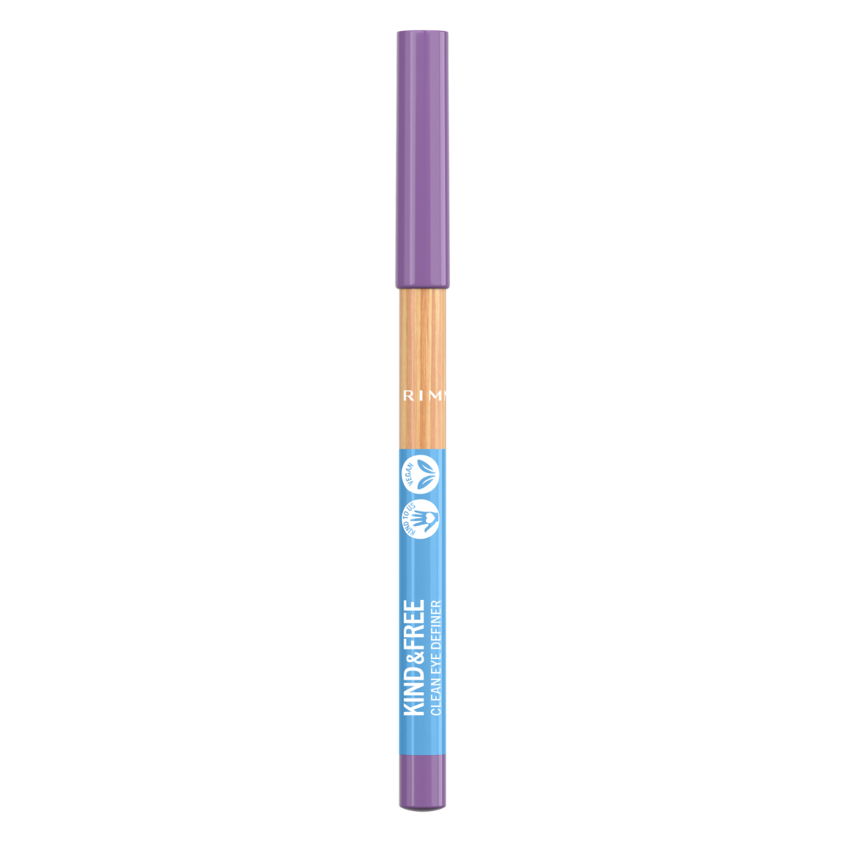 Rimmel London Kind & Free Clean Matita occhi, Texture Cremosa, Formula vegana
