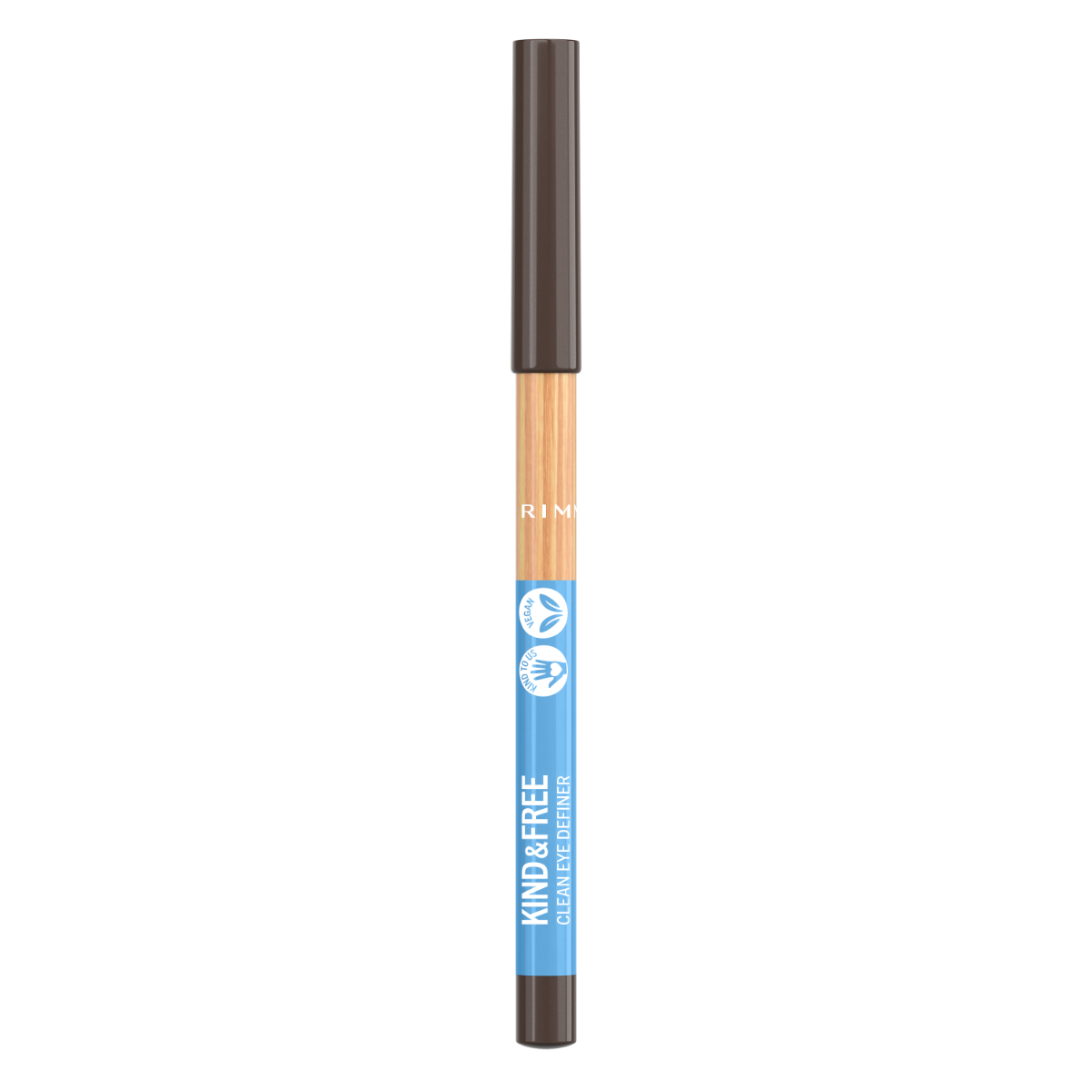 Rimmel London Kind & Free Clean Matita occhi, Texture Cremosa, Formula vegana