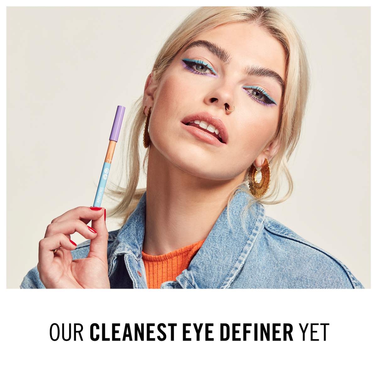 Rimmel London Kind & Free Clean Matita occhi, Texture Cremosa, Formula vegana