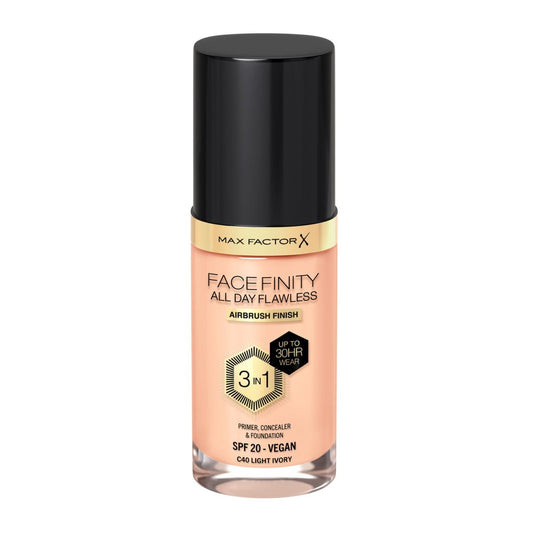 Facefinity All Day Flawless Foundation 3 in 1 C40 - LIGHT IVORY