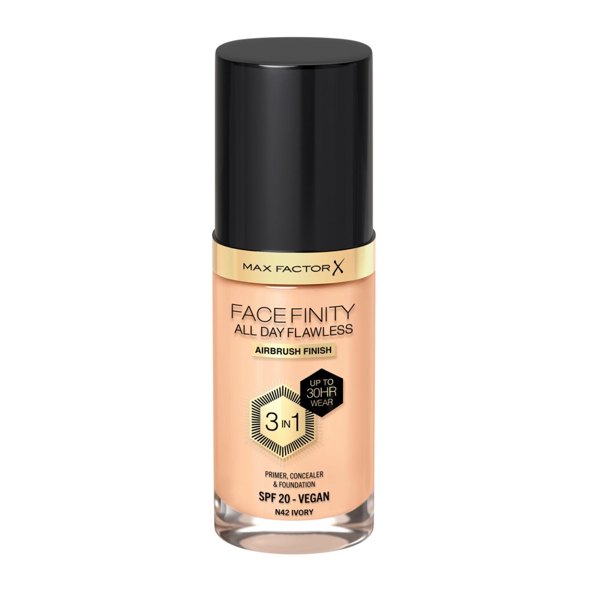 Facefinity All Day Flawless Foundation 3 in 1 N42 - IVORY
