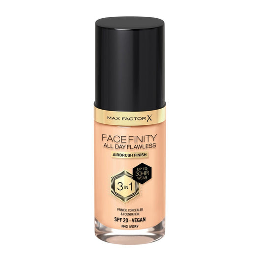 Facefinity All Day Flawless Foundation 3 in 1 N42 - IVORY